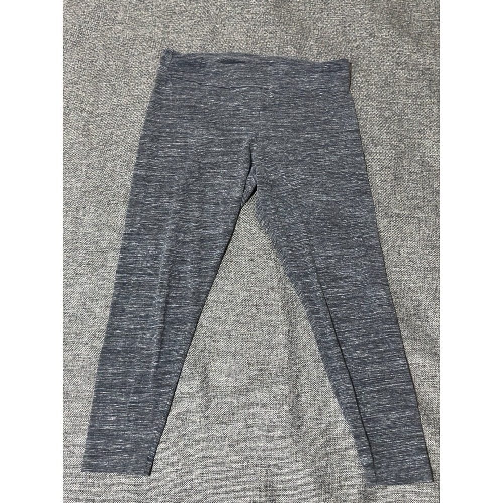 Time and Tru Womens XL Leggings Grey Space Dye Stretch Casual